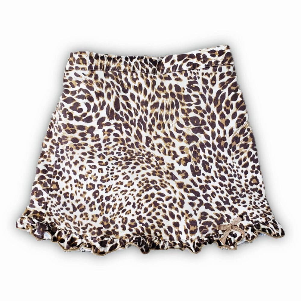 Y2K  Vintage   The Children's Place   Girls Size 4T  Leopard Skirt